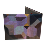 Manuel Monroy Geometric Purple Shapes Paper Wallet