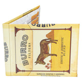Vintage Mexican Burro Cigarettes Paper Wallet