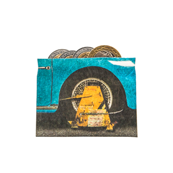 Tire Lock Paper Coin Pouch