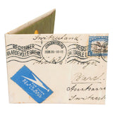 Vintage Stamped Envelope Paper Wallet