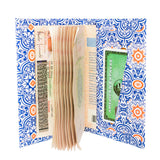 Mexican Tile Design Paper Passport Wallet
