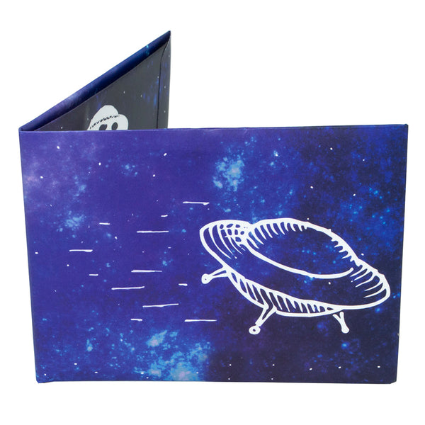 Alien UFO Mini Paper Wallet